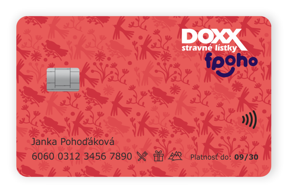 Karta fpoho predná strana