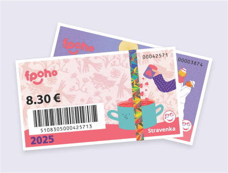 Vzor fpoho stravenky v hodnote 8.30€
