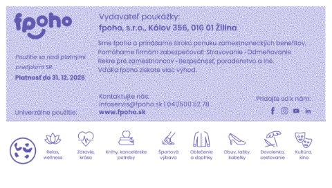 fpoho vzor Benefitná poukážka zadná strana