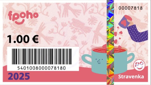 fpoho vzor Stravenka v hodnote 1.00€